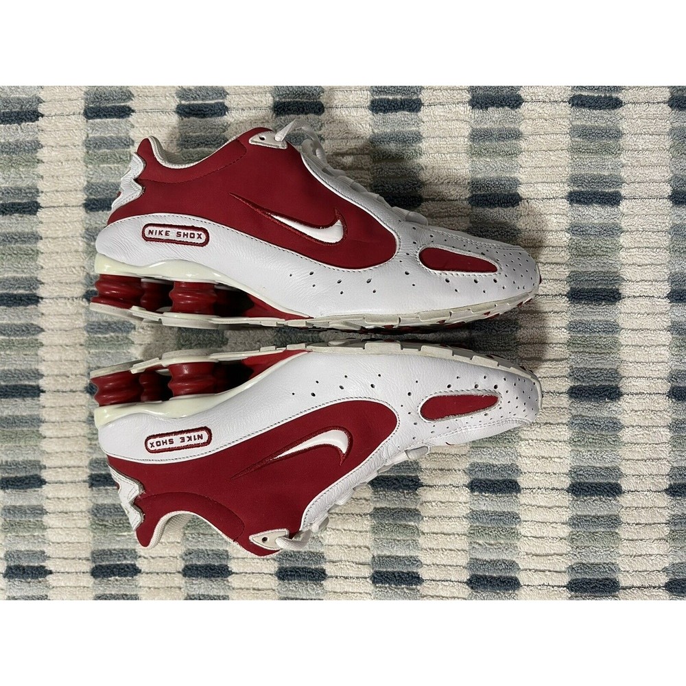 Nike Shox Monster NZ Red White Leather Women’s Size 8.5